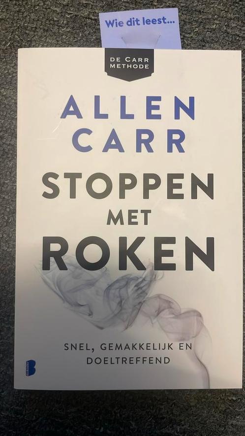 Allen Carr - Stoppen met roken, Boeken, Gezondheid, Dieet en Voeding, Zo goed als nieuw, Ophalen of Verzenden