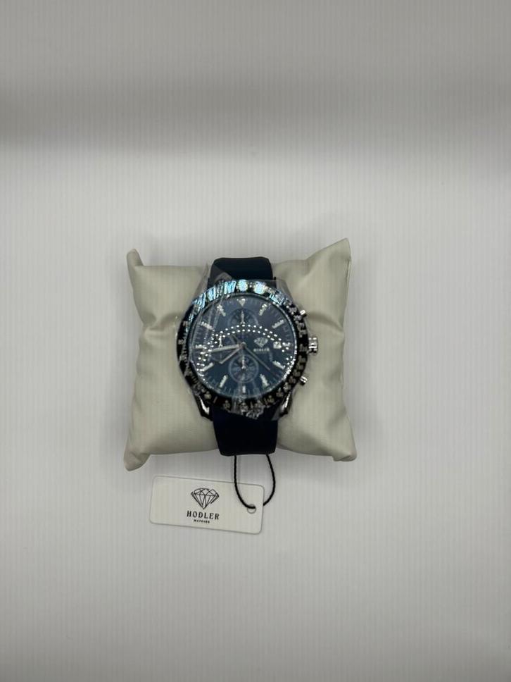 Hodler Horloge Luzern Blue, Sieraden, Tassen en Uiterlijk, Horloges | Heren, Nieuw, Polshorloge, Overige merken, Zilver, Overige materialen