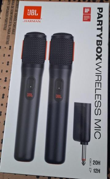 Jbl microfoons 2x met dongel (nieuw ongebruikt) beschikbaar voor biedingen
