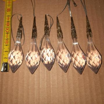Vintage Kerstboomhangers - Set van 6 beschikbaar voor biedingen
