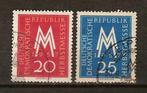 DDR 596-597, Ophalen of Verzenden, DDR, Gestempeld