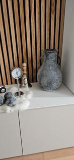 Decoratieve kan/vaas met nep keien Stoer en Sober, Overige materialen, Zwart, Nieuw, Ophalen of Verzenden