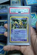 alakazam gold star psa8 crystal guardians, Ophalen of Verzenden, Nieuw, Losse kaart, Foil