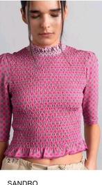 Sandro Nieuwe blouse maat 35 €179, Kleding | Dames, Blouses en Tunieken, Ophalen of Verzenden, Nieuw, Maat 38/40 (M)