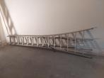 uitschuifbare ladder, Doe-het-zelf en Verbouw, Ladders en Trappen, Ophalen, Gebruikt, Ladder, Opvouwbaar of Inschuifbaar
