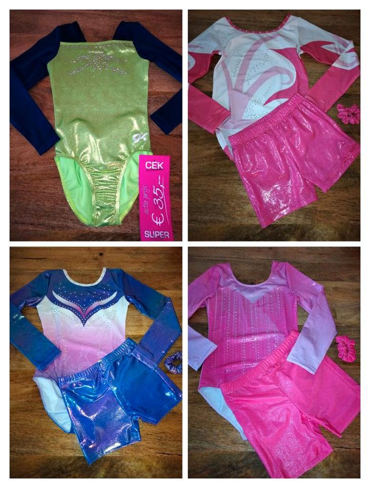 Diverse turnpakjes met lange mouwen maat 146 nu met Korting, Sport en Fitness, Turnen, Nieuw, Turnpak(je), Kindermaat 146 t/m 176