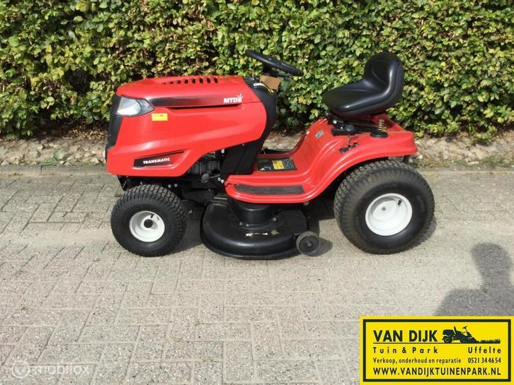 MTD Zitmaaier Met  14.5 PK B&S motor 107CM Maaidek, Tuin en Terras, Zitmaaiers, Gebruikt, Elektrische starter, Mulchfunctie, Versnellingen