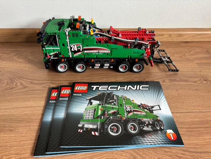 Lego Technic 42008 Sleeptruck, Kinderen en Baby's, Speelgoed | Duplo en Lego, Zo goed als nieuw, Lego, Complete set, Ophalen of Verzenden