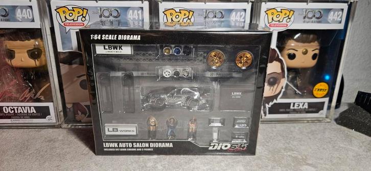 1:64 Porsche 911 997 Liberty Walk diorama Inno64, Hobby en Vrije tijd, Modelauto's | Overige schalen, Nieuw, Auto, Ophalen of Verzenden