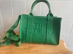 The Tote Bag Leer  hand/schoudertas mooi groen  ritssluiting, Sieraden, Tassen en Uiterlijk, Tassen | Damestassen, Ophalen of Verzenden