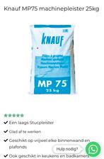 2 Zakken Knauf MP75 Machinepleister 25kg, Doe-het-zelf en Verbouw, Metselstenen, Ophalen