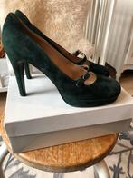 Prachtige Pumps AB Donkers suède maat 41, Pumps, Ophalen of Verzenden, Zo goed als nieuw, Groen
