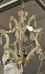 Kristallen antieke italiaanse kroonluchter / hallamp, Ophalen of Verzenden