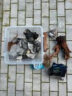 Seiryu decoratieve steen en mangohout, Dieren en Toebehoren, Reptielen en Amfibieën | Toebehoren, Ophalen, Zo goed als nieuw, Tak, Plant, Rots of Steen