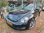 Volkswagen Beetle Cabriolet 1.4 TSI Sport BlueMotionautomaat, Auto's, Gebruikt, 4 stoelen, Zwart, Leder