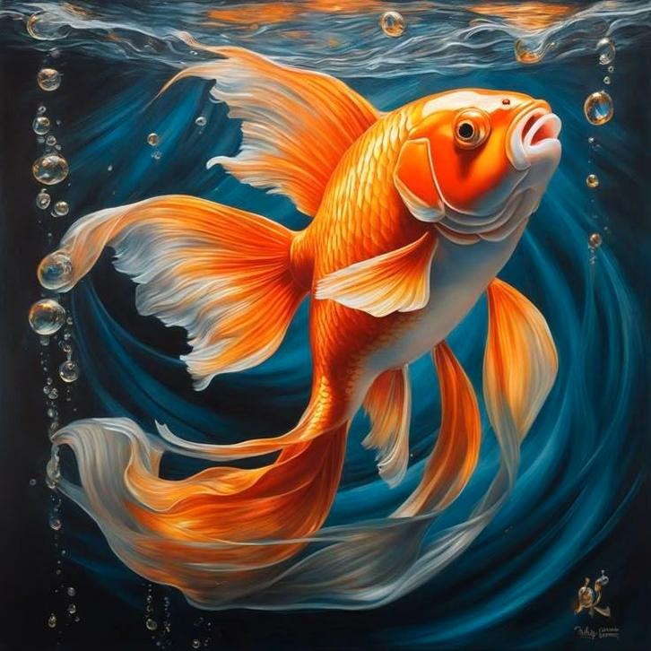 Vijf grote sluierstaarten, Dieren en Toebehoren, Vissen | Aquariumvissen, Vis