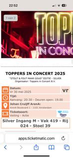 2 kaartjes toppers in concert, Tickets en Kaartjes, Concerten | Nederlandstalig, Twee personen, Mei