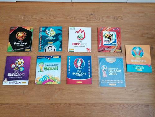 Panini EK en WK 2004 t/m 2020 compleet onbeschreven, Verzamelen, Sportartikelen en Voetbal, Zo goed als nieuw, Poster, Plaatje of Sticker