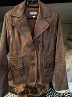 Vintage leren jasje Amisu 38 bruin, Maat 38/40 (M), Bruin, Ophalen of Verzenden, Zo goed als nieuw