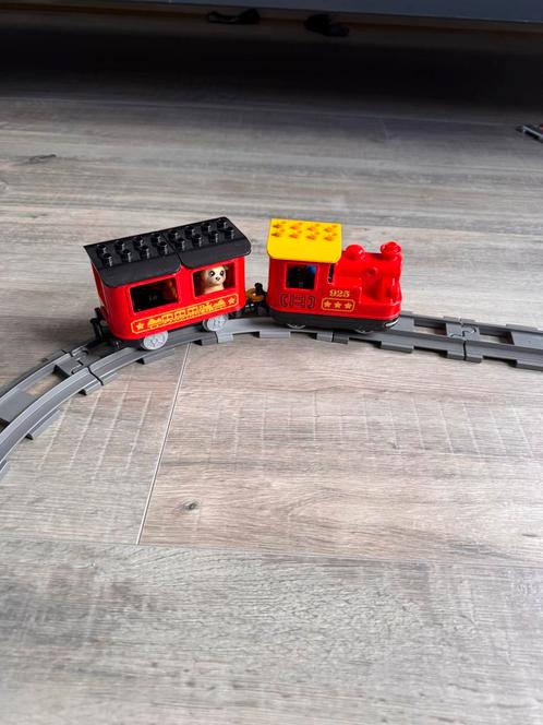 Lego Duplo 10874 Stoomtrein - Complete Set + uitbreidingsset, Kinderen en Baby's, Speelgoed | Duplo en Lego, Zo goed als nieuw