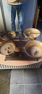 Antieke balans met gewichten, Antiek en Kunst, Antiek | Gereedschap en Instrumenten, Ophalen
