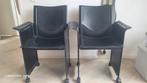 Matteo Grassi fauteuils/bureaustoelen - set van twee, Ophalen, Gebruikt, Twee, Zwart