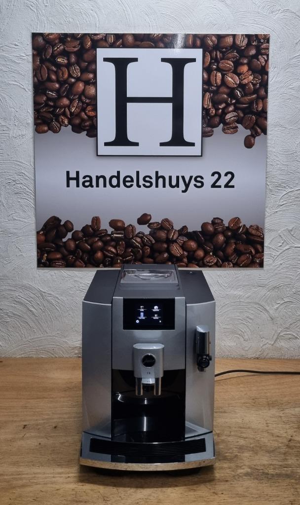Jura E8 EB Moonlight Silver MET GARANTIE EN SERVICEBEURT, Witgoed en Apparatuur, Koffiezetapparaten, Refurbished, Gemalen koffie