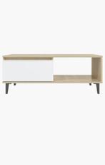 vidaXL Salontafel Wit & Sonoma Eiken, Huis en Inrichting, Ophalen, Gebruikt, 50 tot 100 cm, 50 tot 100 cm