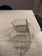 Glazen Gruttersbakken / Kruidenkast Lades (2x), Ophalen of Verzenden, Gebruikt