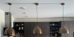 3 Bronze hanglampen van de Intratuin 30cm diameter 20cm hoog, Huis en Inrichting, Lampen | Hanglampen, Ophalen of Verzenden, Zo goed als nieuw