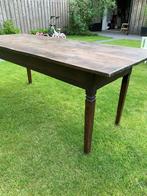 Antieke Hardhouten Tafel met Karakter, Antiek en Kunst, Ophalen