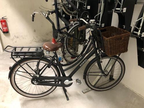 Elektrische fiets “Popal” 28 inch, met rieten mand!, Fietsen en Brommers, Elektrische fietsen, Zo goed als nieuw, Overige merken