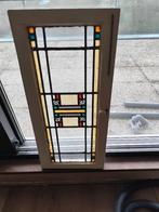 Glas in lood raam, Doe-het-zelf en Verbouw, Glas en Ramen, Ophalen, Gevelraam of Ruit, Gebruikt, Minder dan 80 cm