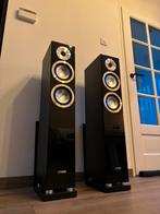 Canton Chrono 507.2 zwart staand vloerspeakers/ zuilspeakers, Overige merken, Front, Rear of Stereo speakers, Zo goed als nieuw