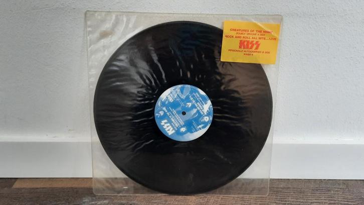 Kiss – Creatures Of The Night LP Single, Etched, Special Cut, Cd's en Dvd's, Vinyl | Hardrock en Metal, Gebruikt, Ophalen of Verzenden