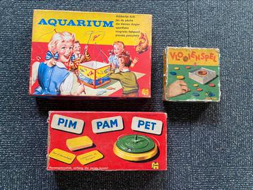 tage gezelschapsspellen– Aquarium, Vlooienspel & Pim Pam Pet beschikbaar voor biedingen