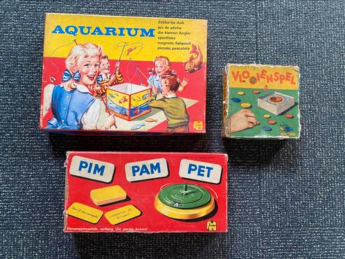 tage gezelschapsspellen– Aquarium, Vlooienspel & Pim Pam Pet, Hobby en Vrije tijd, Gezelschapsspellen | Overige, Gebruikt, Ophalen
