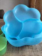 Tupperware chip en dip schaal., Huis en Inrichting, Ophalen of Verzenden, Zo goed als nieuw, Blauw, Schaal