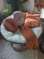 Mooie ronde papasan stoel - koopje!, Ophalen, Gebruikt, Overige kleuren, Bohemian
