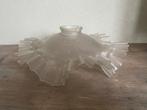 Vintage Franse lamp Jaren 70 Frosted Glas Lampenkap, Ophalen of Verzenden