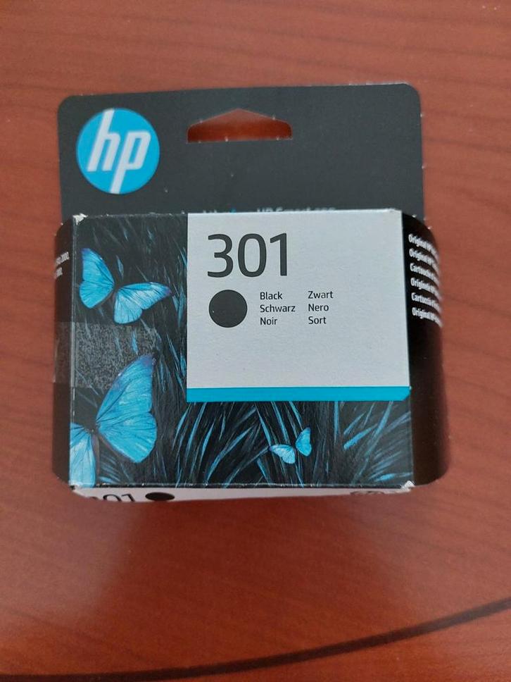 HP 301 originele zwarte inktcartridge, Computers en Software, Printerbenodigdheden, Nieuw, Ophalen of Verzenden