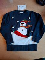 Blauwe Kersttrui Maat 122-128 H&M zgan, Jongen of Meisje, Trui of Vest, H&M, Ophalen of Verzenden