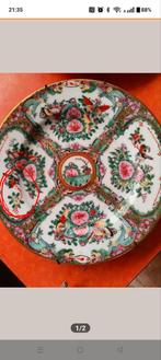 2 Chinese Rose Canton borden., Antiek en Kunst, Ophalen of Verzenden