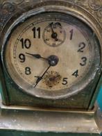 tafelklok antiek messing 1910 duits, Ophalen of Verzenden, 'T Olde Gre-j, Info@toldegrej.nl, Endepoelstraat 20f Didam