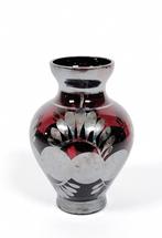 Antiek Venetiaans glas. Vaasje met zilveren overlay. Apart, Ophalen of Verzenden