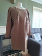 Hale Bob warme leer look jurk of lange trui L Gratis Verz., Bruin, Maat 42/44 (L), Ophalen of Verzenden, Zo goed als nieuw