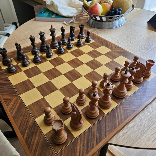 Schaakstukken maat 5 verzwaard, Hobby en Vrije tijd, Gezelschapsspellen | Bordspellen, Ophalen of Verzenden
