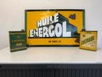 Vintage BP Energol Emaille Reclamebord, Ophalen