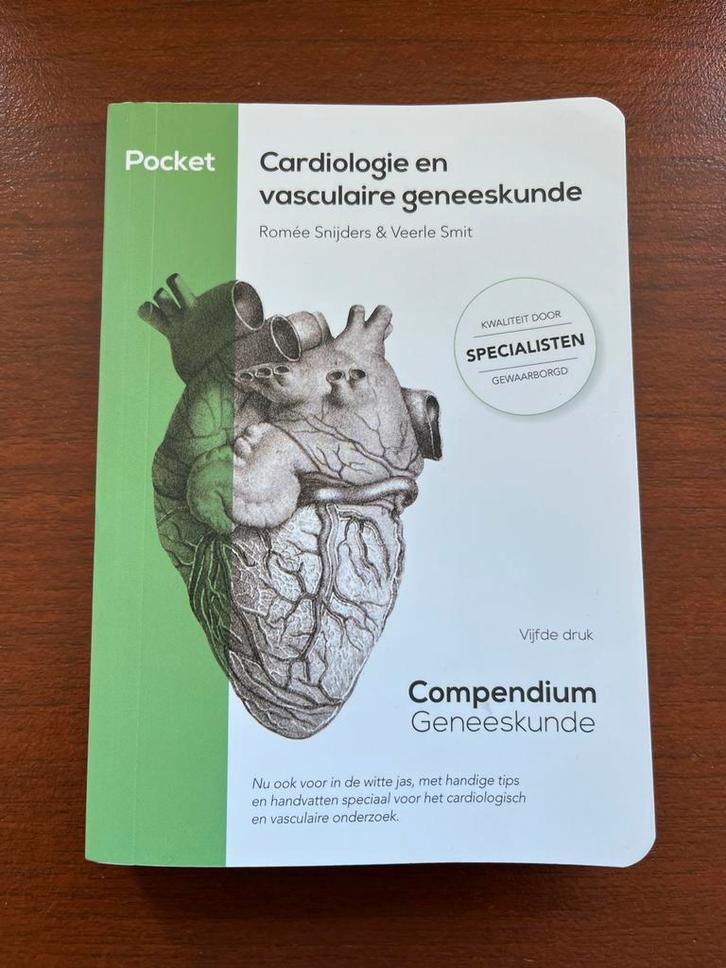 Pocket Cardiologie & Vasculaire Geneeskunde, Boeken, Studieboeken en Cursussen, Zo goed als nieuw, HBO, Beta, Ophalen of Verzenden