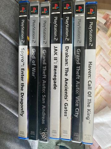 PS2 Spellen Collectie - 7 Games beschikbaar voor biedingen